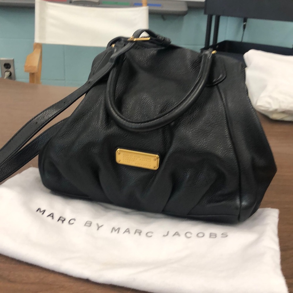 Marc Jacobs Black Crossbody Hobo Bag